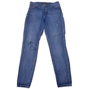 Banana Republic Premium Denim Skinny Jeans Distressed Size 29